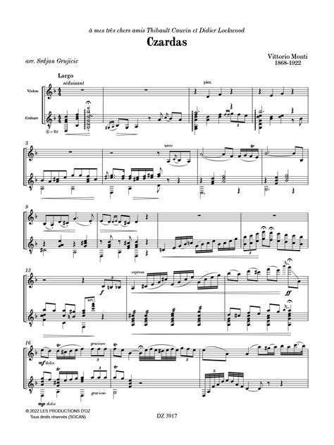 czardas sheet music violin 4