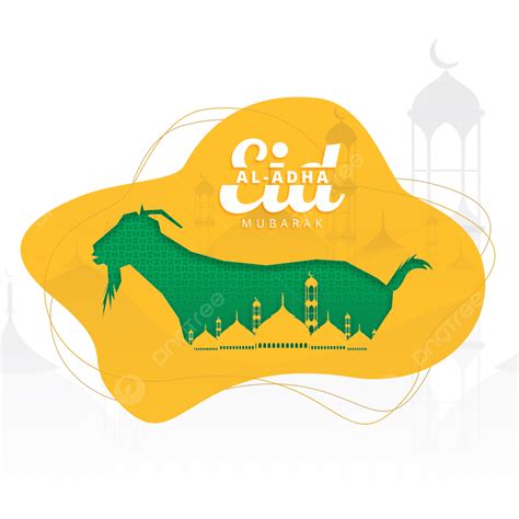 Eid Al Adha 2023 Hd Transparent Eid Al Adha Festival Golden Yallow And