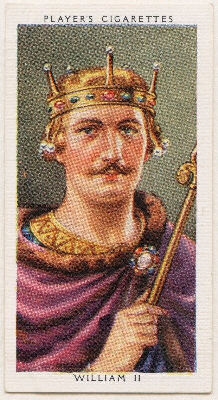 King William Ii Rufus Greetings Card National Portrait Gallery Shop