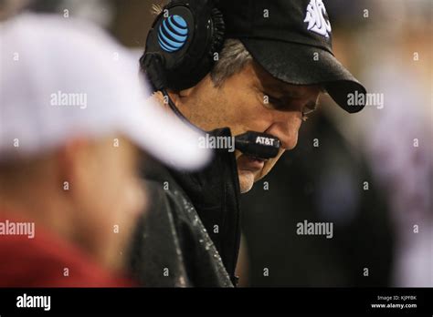 November 25 2017 Washington State Cougars Head Coach Mike Leach