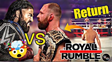 Jon Moxley Return Rock Vs Roman Wrestlemania Elimination Chamber