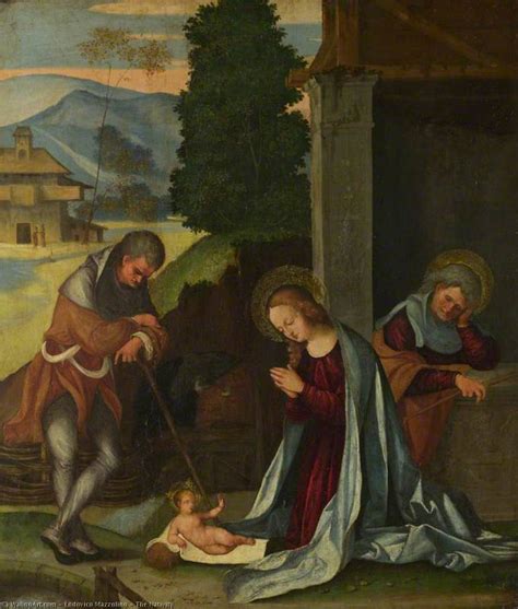 Reproducciones De Pinturas La Natividad De Ludovico Mazzolino