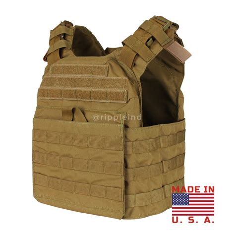 Condor Coyote Brown Cyclone Lightweight Plate Carrier Ripple