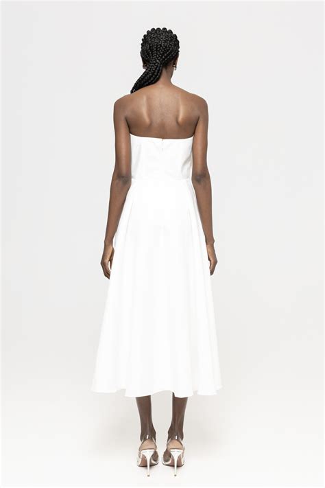 Floral Appliqué Taffeta Midi Dress Rs14999 Nissa