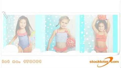 Kids Girls Bikini Swimsuits Swimwear in Stock Смотреть онлайн