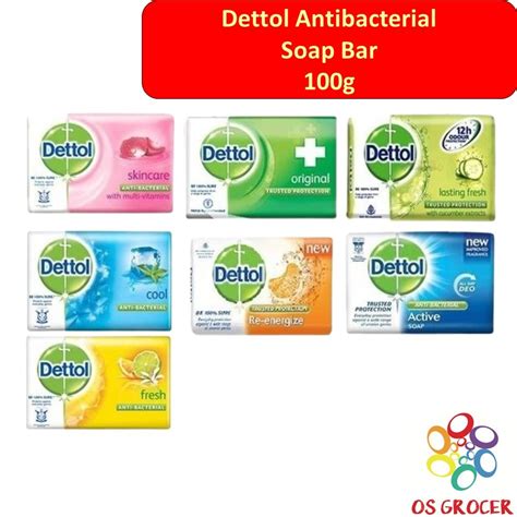 Dettol Antibacterial Soap Bar 100g X 3 Pices Shopee Malaysia