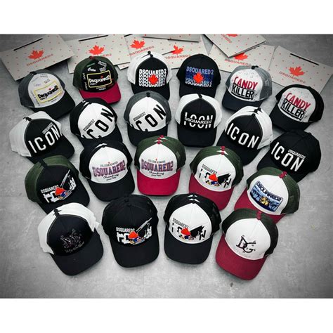 mũ dsq lưới xanh rêu new phụ kiện thời trang hot trend ss Shopee