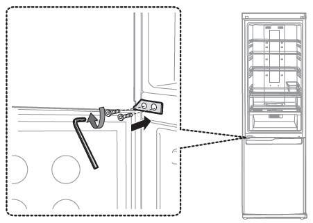Как перевесить дверь холодильника Индезит: инструкция + видео