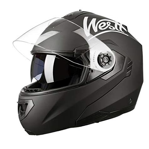 Westt Classic X Casque Moto Jet Vintage En Noir Mat Pour Scooter