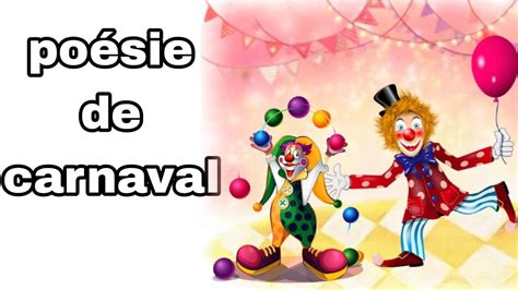 Po Sie De Carnaval Cp Ce Po Sie Youtube