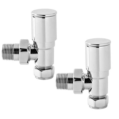 15mm X 1 2 Angled Straight Manual Radiator Valves Towel Rail Designer