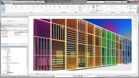 Bim Revit Advanced Tutorial Louver Curtain Wall You