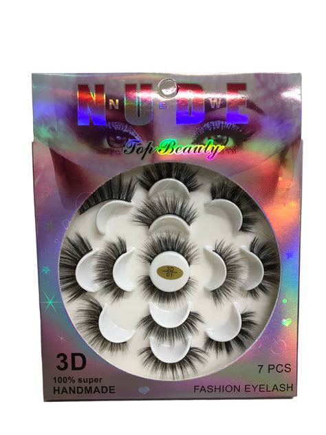 ESTUCHE 7 PAR PESTAÑAS NUDE TOP BEAUTY Ecoremates