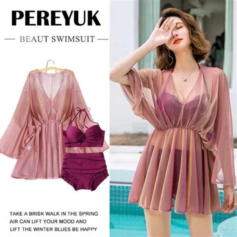 New Skirt Style Swimwear Sexy High Waisted Bikini 3 Piece Set High Quality Fabric Beach