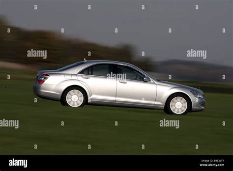 Mercedes S 450 Model Year 2006 Silver Driving Side View Country