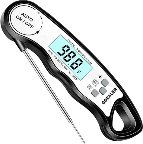 Amazon Gdealer Dt Instant Read Meat Thermometer Waterproof Ultra