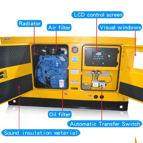 Intelligent Diesel Generator 30kw 20kva 25kva 30kva 40kw 50 Kva 100kva