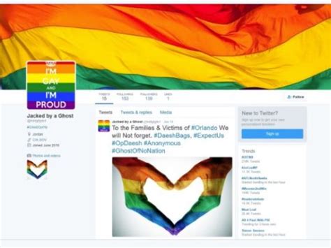 Anonymous Hackers Add Rainbows And Gay Pride To Islamic State Accounts Newsnow