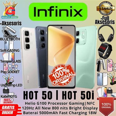 Jual Infinix Hot Hot I Gb Gb Ram Upto Gb Baru Original Garansi Resmi