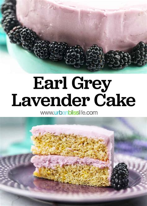 Earl Grey Lavender Cake Urban Bliss Life