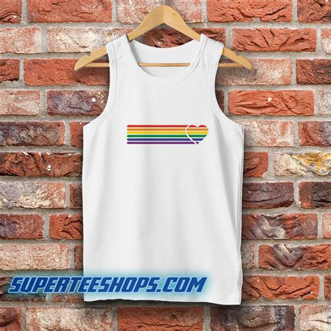 Gay Pride Rainbow Colour Tank Top Superteeshops
