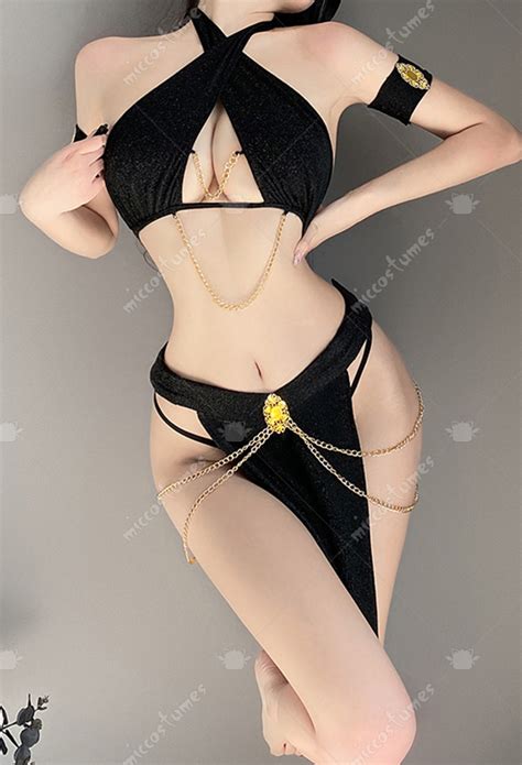 Halter Criss Cross Bra And Skirt Sexy Lingerie Set Top Quality Lingerie For Sale