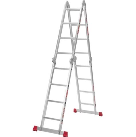 Лестница-трансформер алюминиевая Квітка Heavy Duty (4х4 ступени) (110 ...