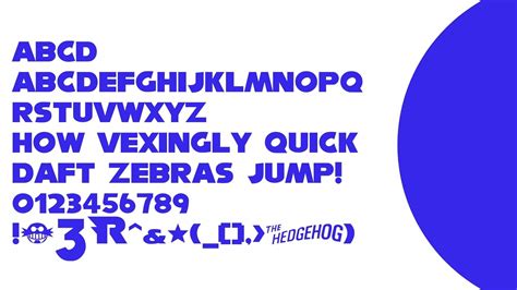 Sonic Font Free Download