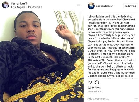 Rob Kardashian Slams Blac Chyna Exposes Naked Photos