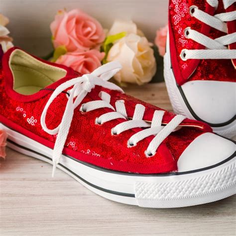 Sequin Converse - Etsy