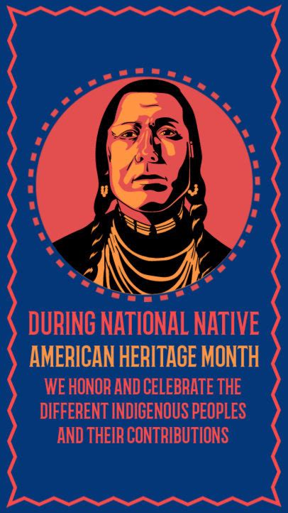 Placeit Instagram Story Maker With A Quote For Native American