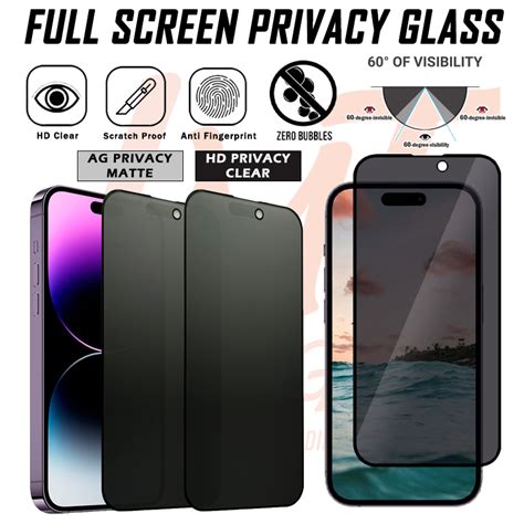 Infinix Smart Pro Gt Note Hot I I Privacy Anti Spy Clear Matte Tempered