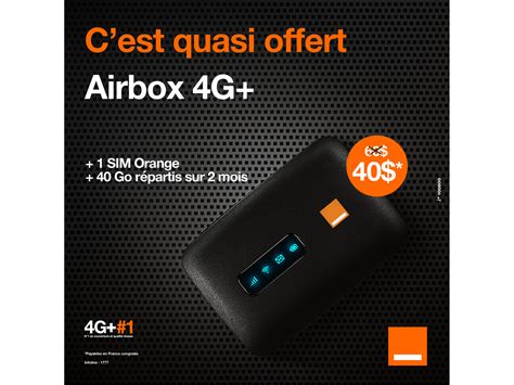 Alcatel Airbox Orange 4g Modem Orange Orange République