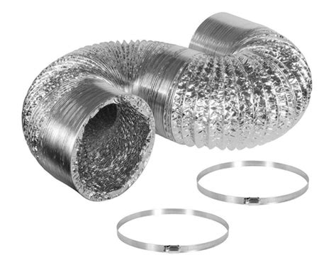 Non Insulated Flexible Aluminum Duct Climatecarer