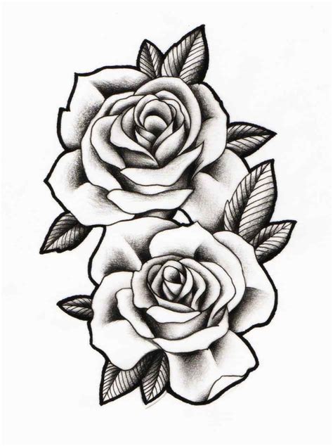 Rose Line Drawing Simple Rose Line Drawing Print One Line Print Line