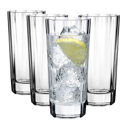 Amazon Nude Hemingway Set Of Crystal Highball Glasses Oz