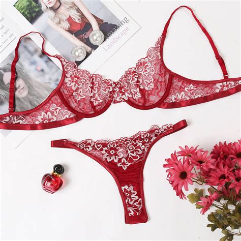 WomenS Sexy Mesh Lace Lingerie Set TD Mercado