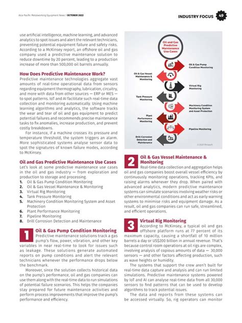 Predictive Maintenance In Oil Gas Industry Pdf Free Download