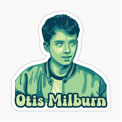 Sex Education Green Otis Milburn Sticker For Sale By Unhingedheather Redbubble