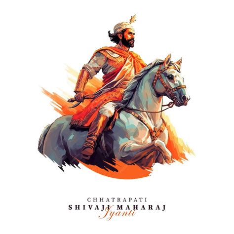 Premium Vector Vector Illustration Of Chhatrapati Shivaji Maharaj
