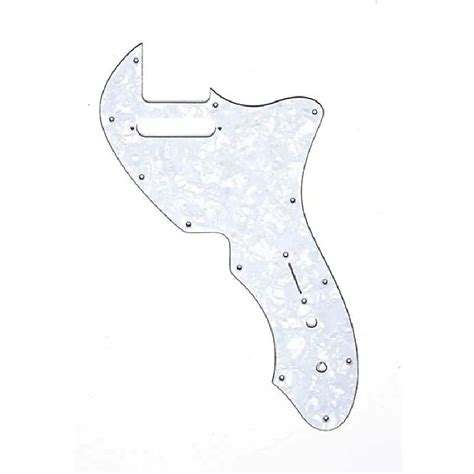 Allparts Pg White Pearloid Thinline Pickguard For Reverb