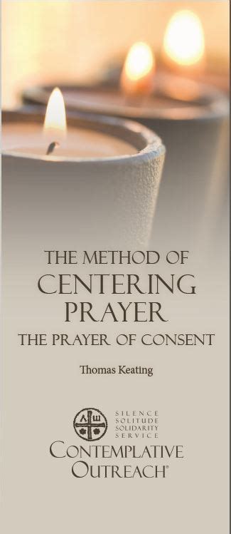 The Method Of Centering Prayer Brochure Contemplative Outreach Ltd