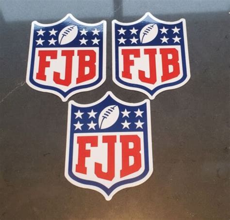 Fjb Stickers 3 Pack Lot Vinyl Decal Lgb Fjb Lets Go Brandon Retro Nfl