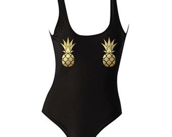 Pineapple Bikini Etsy