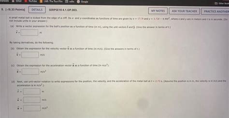 Solved Consider the two vectors A=5i^−3j^ and B=−i−4j^. (a) | Chegg.com