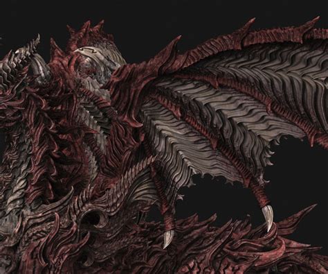 Artstation 3d Game Assets 3d Print Model Dragon Figure Artworks