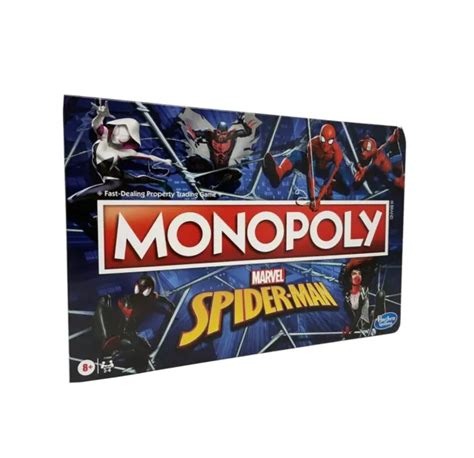 Tableau De Jeu Hasbro Monopoly Marvel Spider Man Edition F Eur