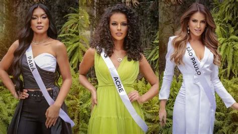 Miss Universo Brasil Quem são as 27 candidatas do concurso que ocorre