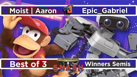 Moist Aaron Diddy Kong Vs Epic Gabriel Rob Winners Semis