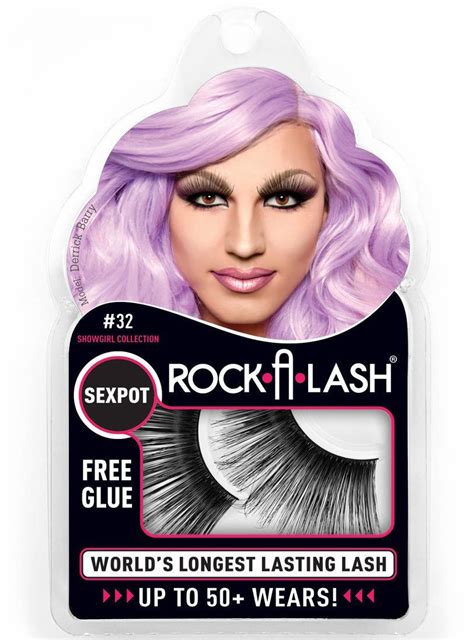 Extra Long Fluffy Black Fake Eyelashes Rock A Lash Sexpot Lashes